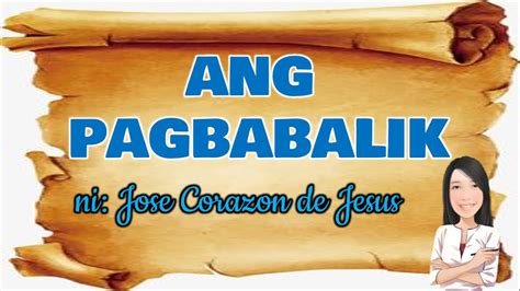 PAGLILILOK (Tagalog).